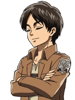 Sticker from the "Attack on Titan (Animated)" sticker pack