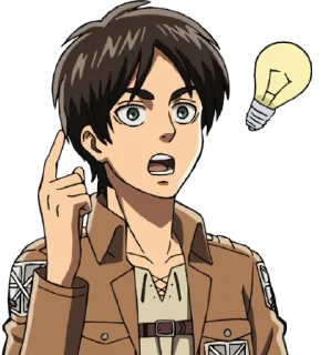 Sticker from the "Attack on Titan (Animated)" sticker pack