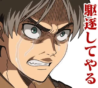 Стикер из набора "Attack on Titan (Animated)"