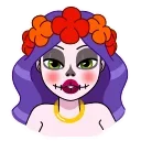 Sticker from the "Vera Calavera" sticker pack