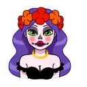 Sticker from the "Vera Calavera" sticker pack