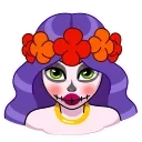 Sticker from the "Vera Calavera" sticker pack