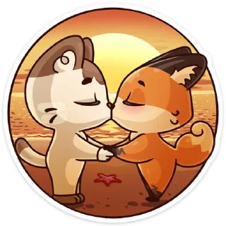 Telegram sticker pack "Любимое лето"