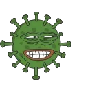 Sticker from the "Coronavirus Animated" sticker pack