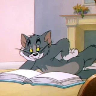 Стикер из набора "Tom & Jerry"