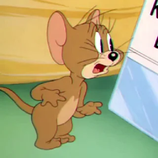 Стикер из набора "Tom & Jerry"