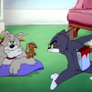 Стикер из набора "Tom & Jerry"