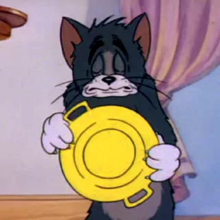 Стикер из набора "Tom & Jerry"