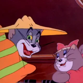 Стикер из набора "Tom & Jerry"