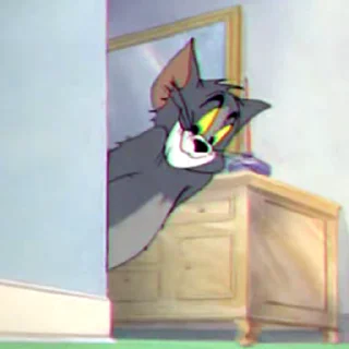 Стикер из набора "Tom & Jerry"