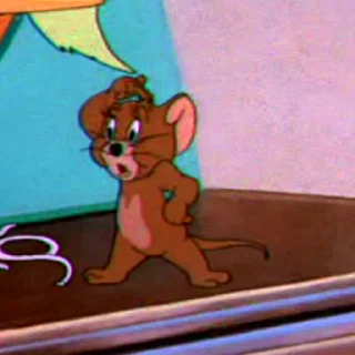 Стикер из набора "Tom & Jerry"