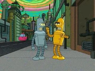 Стикер из набора "Futurama"