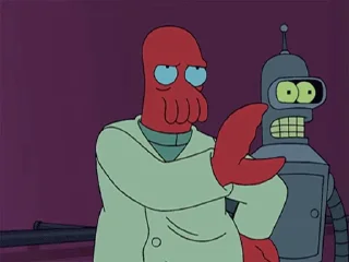 Стикер из набора "Futurama"