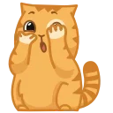 Sticker from the "Persik Animated" sticker pack