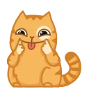 Sticker from the "Persik Animated" sticker pack