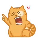 Sticker from the "Persik Animated" sticker pack