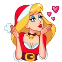 Sticker from the "Party Girl" sticker pack