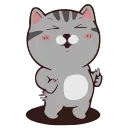 Sticker from the "Пошляк котик и не только" sticker pack