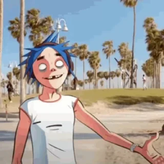 Стикер из набора "Gorillaz"