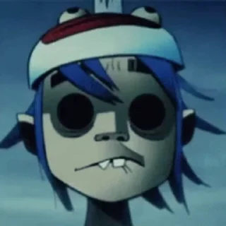 Sticker from the "Gorillaz" sticker pack