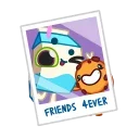 Sticker from the "Cookie and Milky" sticker pack