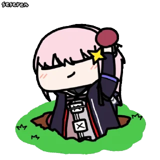 Sticker from the "Girls Frontline 2 Seseren" sticker pack