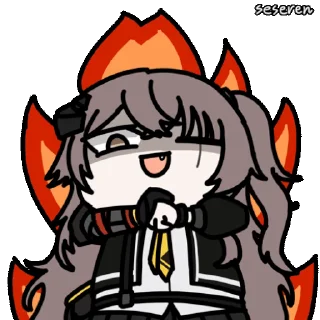 Sticker from the "Girls Frontline 2 Seseren" sticker pack