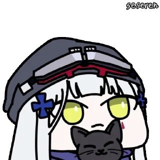 Sticker from the "Girls Frontline 2 Seseren" sticker pack