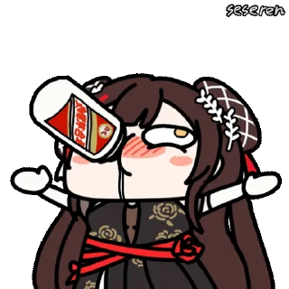 Sticker from the "Girls Frontline 2 Seseren" sticker pack