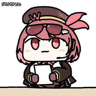 Sticker from the "Girls Frontline 2 Seseren" sticker pack