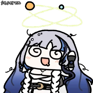 Sticker from the "Girls Frontline 2 Seseren" sticker pack