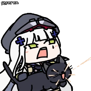 Sticker from the "Girls Frontline 2 Seseren" sticker pack