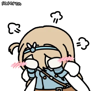 Sticker from the "Girls Frontline 2 Seseren" sticker pack