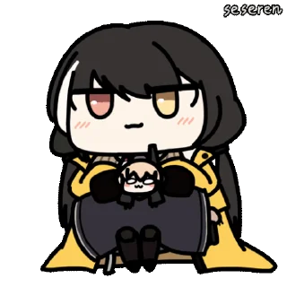 Sticker from the "Girls Frontline 2 Seseren" sticker pack