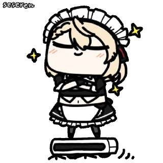 Sticker from the "Girls Frontline 2 Seseren" sticker pack