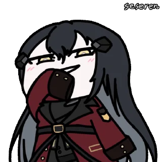 Sticker from the "Girls Frontline 2 Seseren" sticker pack