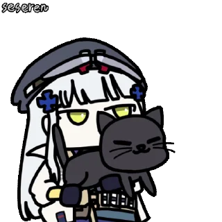 Sticker from the "Girls Frontline 2 Seseren" sticker pack