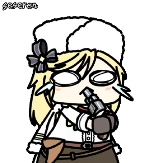 Sticker from the "Girls Frontline 2 Seseren" sticker pack