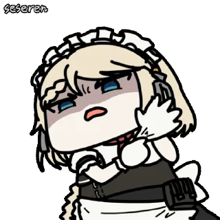 Sticker from the "Girls Frontline 2 Seseren" sticker pack