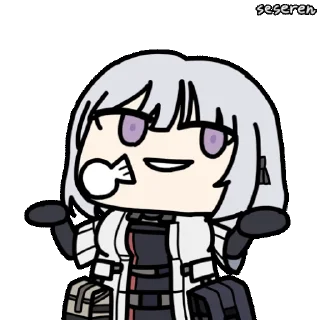 Sticker from the "Girls Frontline 2 Seseren" sticker pack