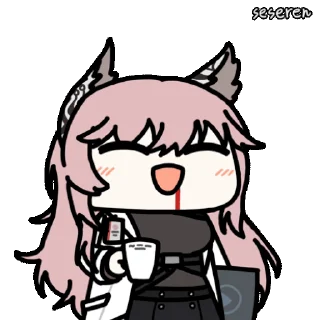 Sticker from the "Girls Frontline 2 Seseren" sticker pack