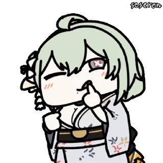 Sticker from the "Girls Frontline 2 Seseren" sticker pack