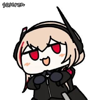 Sticker from the "Girls Frontline 2 Seseren" sticker pack