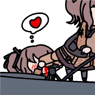 Sticker from the "Girls Frontline 2 Seseren" sticker pack