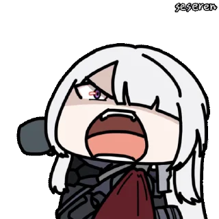 Sticker from the "Girls Frontline 2 Seseren" sticker pack