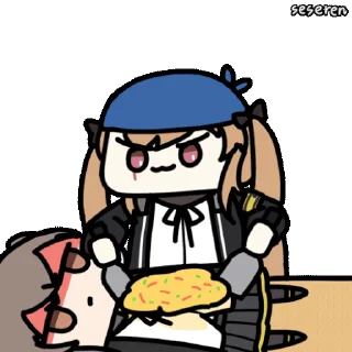 Sticker from the "Girls Frontline 2 Seseren" sticker pack