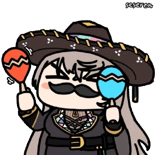 Sticker from the "Girls Frontline 2 Seseren" sticker pack