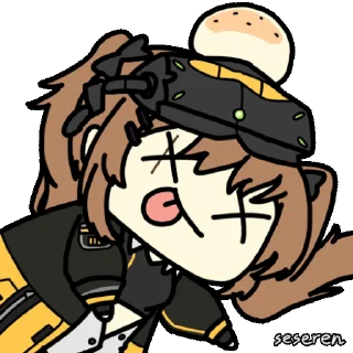 Sticker from the "Girls Frontline 2 Seseren" sticker pack