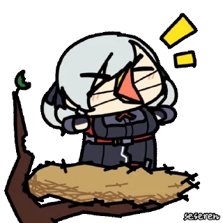 Sticker from the "Girls Frontline 2 Seseren" sticker pack