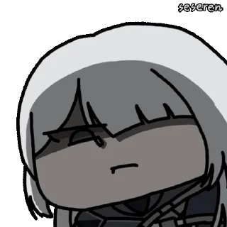 Sticker from the "Girls Frontline 2 Seseren" sticker pack